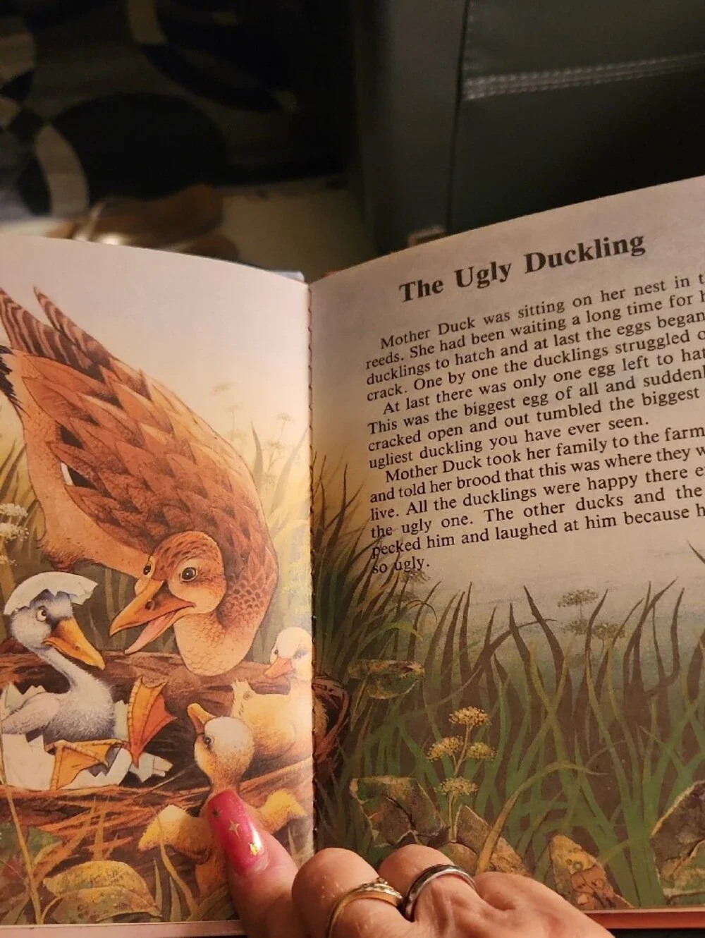 The Ugly Duckling & The Beetle Illustrated Hardcover - by Hans Anderson
